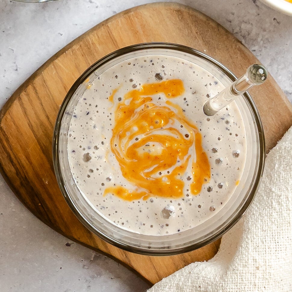 Peanut Butter & California Grapes Smoothie